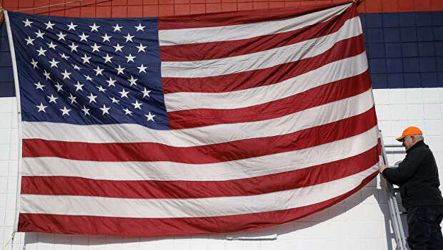 Американский флаг. Архивное фото