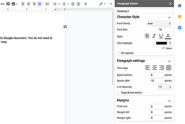 Make Google Docs look Pretty with Paragraph Styles+