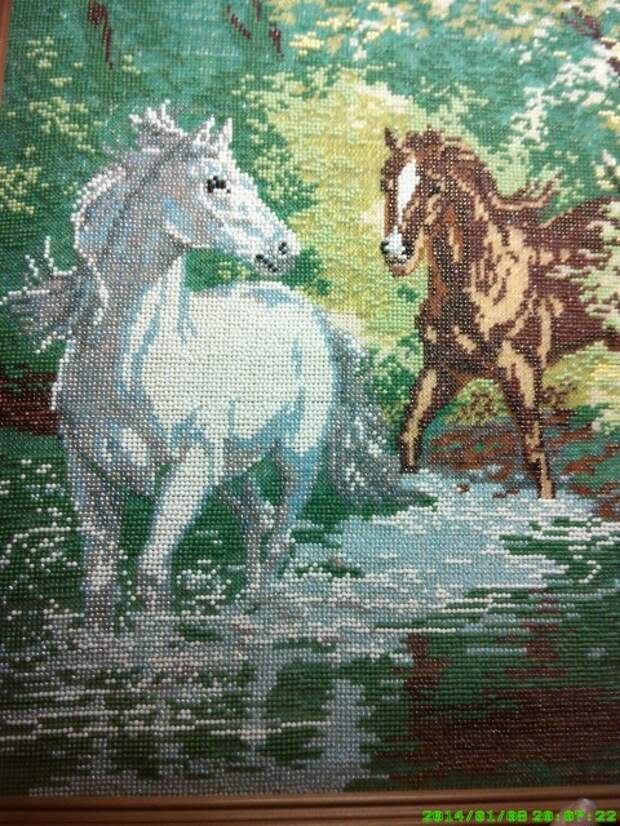 Лошади у реки.