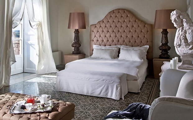Оформление спальни в классическом итальянском стиле
