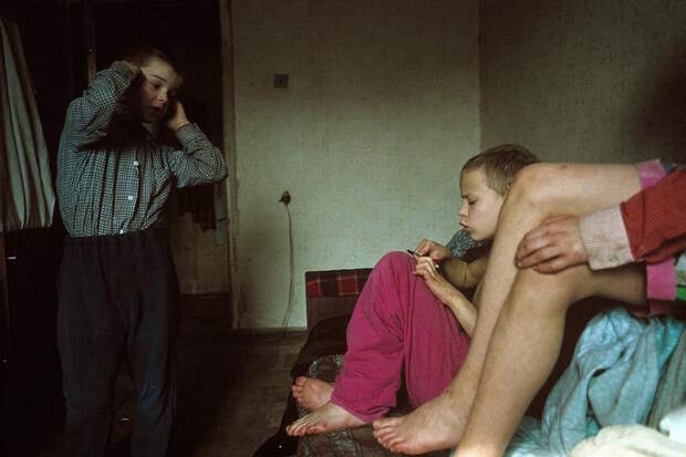 Семья Яковлевых, Москва, 1993 год 90-е, ностальгия, социальные проекты, фотопублицистика