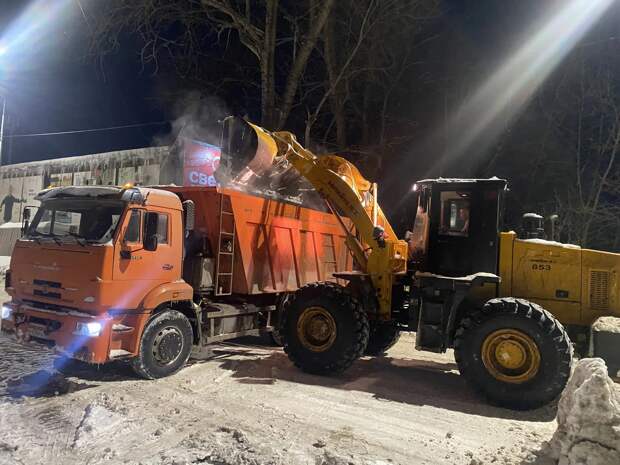 ДБГ рассказала, на каких улицах Рязани убирали снег