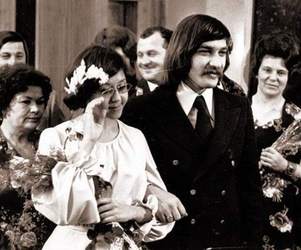 Редкие свадебные фотографии советских знаменитостей СССР, свадьбы