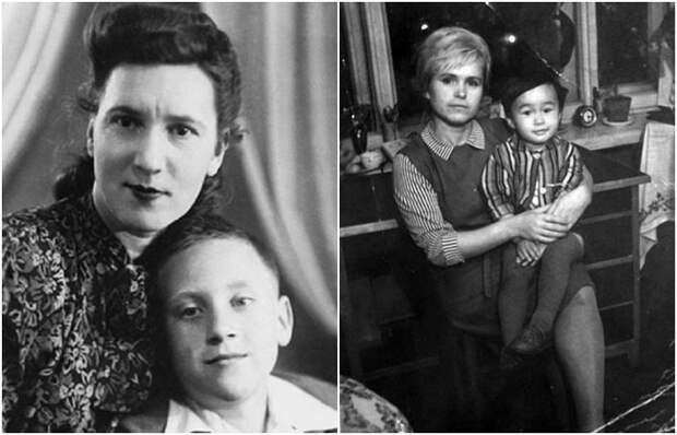 Знакомые всем лица  знаменитых поэтов и не очень знакомые лица их матерей