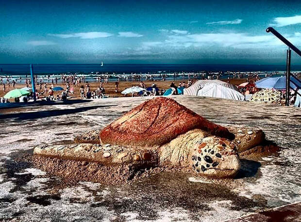 Впечатляющие песочные скульптуры от Андони Бастаррики