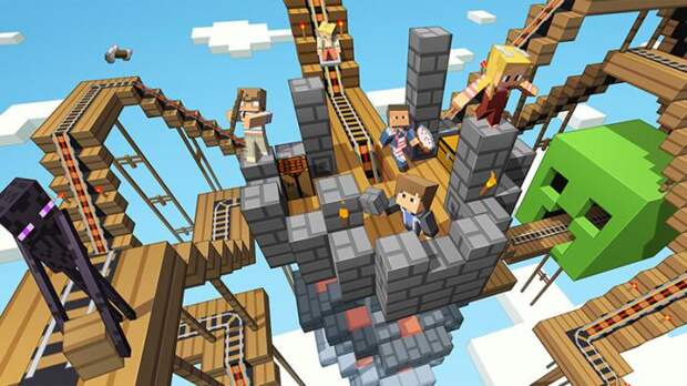 Minecraft получит поддержку кроссплатформенных сессий между PS4, Xbox One и мобильными устройствами