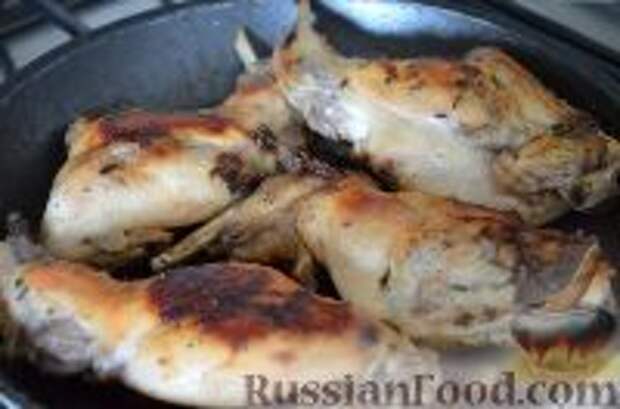 Фото к рецепту: Жаркое из мяса кролика по-итальянски