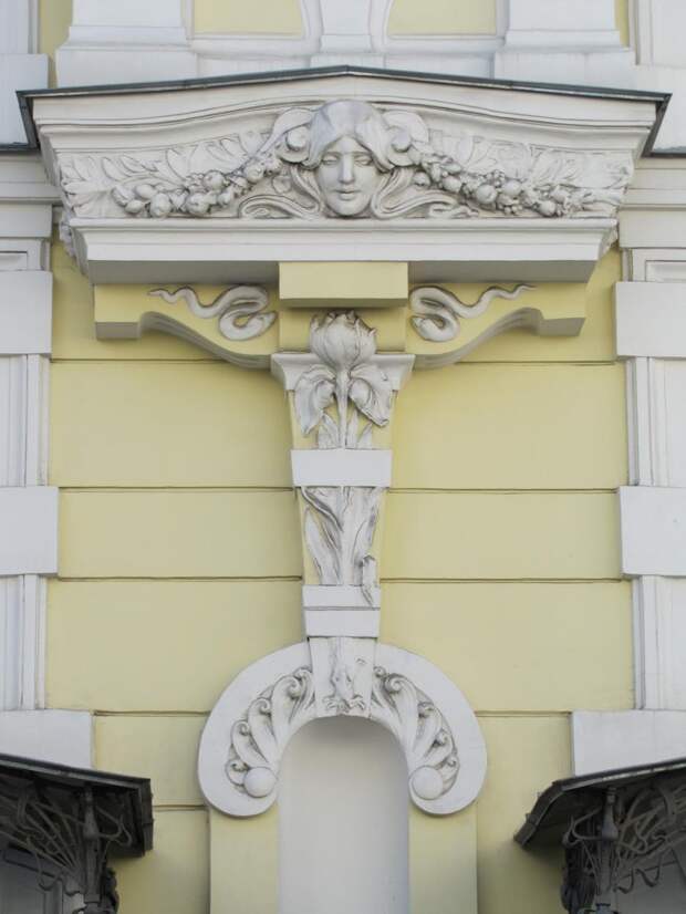 Причудливый декор московских домов в стиле модерн, ч.3