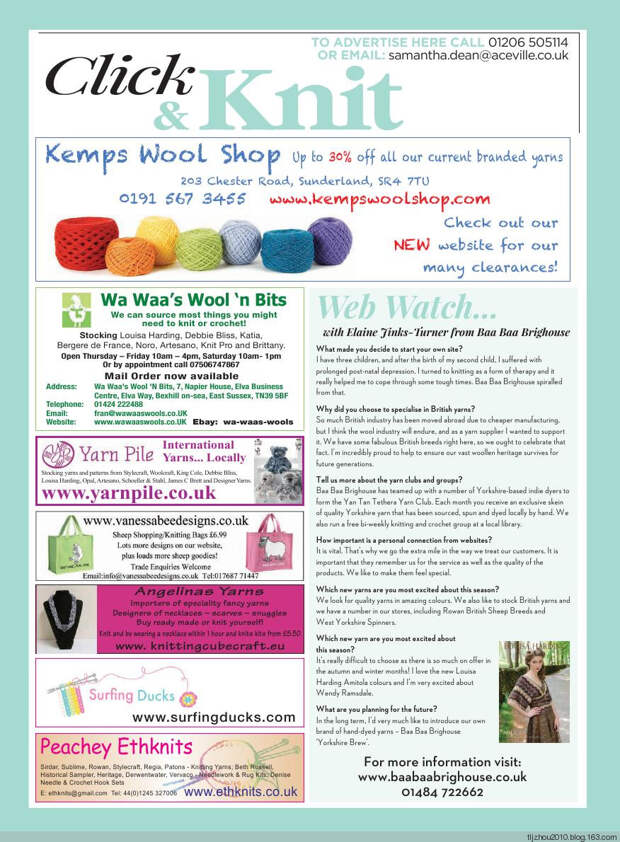 Lets Knit Single Issue №14 Nov 2014 - 紫苏 - 紫苏的博客