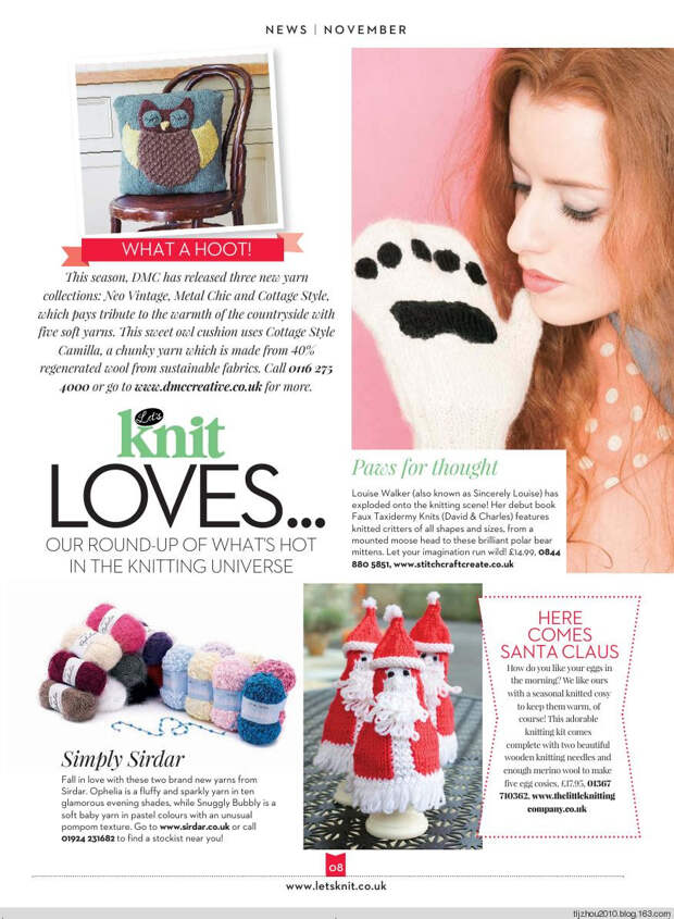 Lets Knit Single Issue №14 Nov 2014 - 紫苏 - 紫苏的博客
