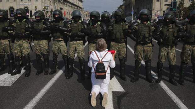 Протесты студентов в Минске 01.09.2020