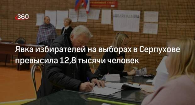 Явка избирателей на выборах в Серпухове превысила 12,8 тысячи человек