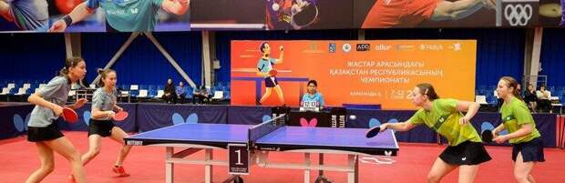 Караганда выиграла 15 медалей на молодежном чемпионате Казахстана по настольному теннису