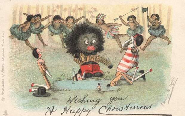 Рождественское ретро на открытках Викторианской эпохи.