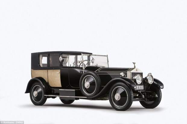 Rolls-Royce 1926 года с интерьером, как во дворце rolls-royce, аукцион, олдтаймер, роскошь