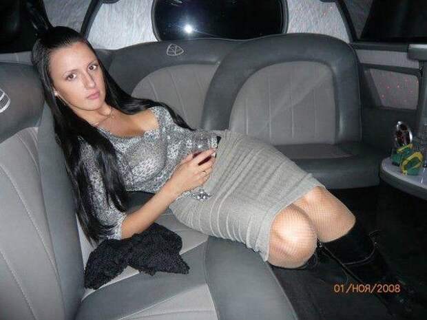 Авто девушки из России (55 фото) 