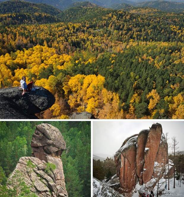 9. Красноярские Столбы пейзажи, путешествия, росия