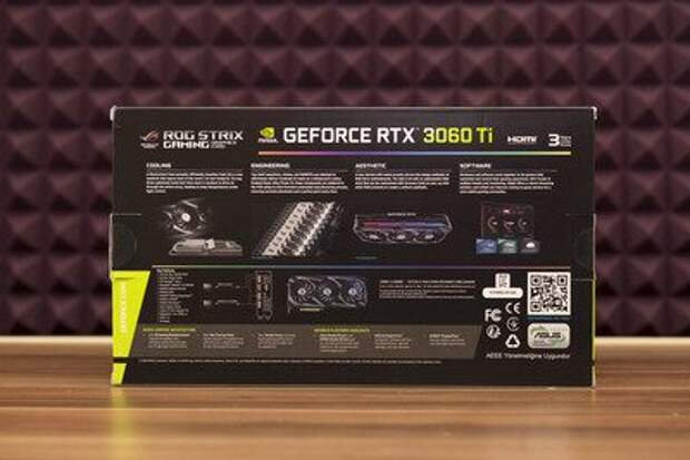 Обзор видеокарты ASUS ROG Strix GeForce RTX 3060 Ti OC Edition
