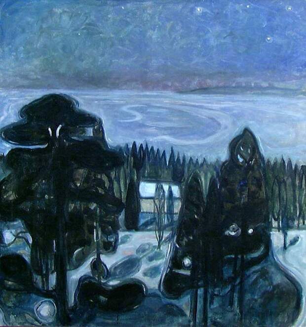 Эдвард Мунк. Звездная ночь