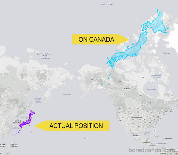 Japan Can Stretch Almost Across Canada
