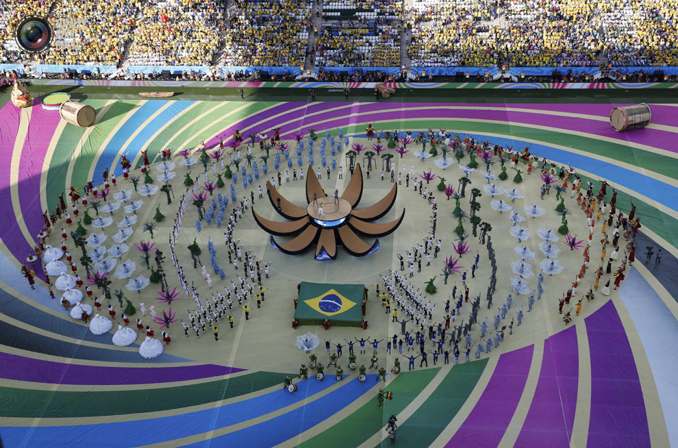 Церемония открытия чемпионата мира по футболу 2014