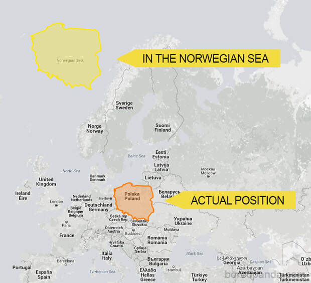 If Poland Was An Island In The Norwegian Sea