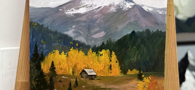 Мастер-класс по живописи маслом «Вершина»