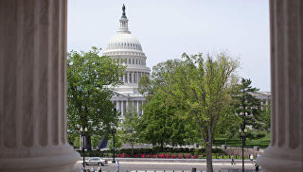 Здание Конгресса США в городе Вашингтон