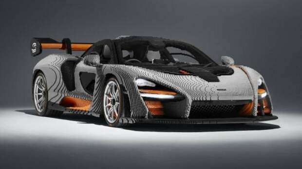Полноразмерный гиперкар McLaren Senna, созданный из Lego