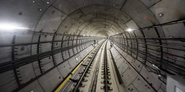 Собянин дал старт проходке тоннеля метро от «Пыхтино» до «Рассказовки» Фото: Д. Гришкин mos.ru