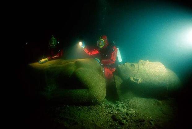 Мифический город Гераклион, затонувший 1200 лет назад, нашли у берегов Египта