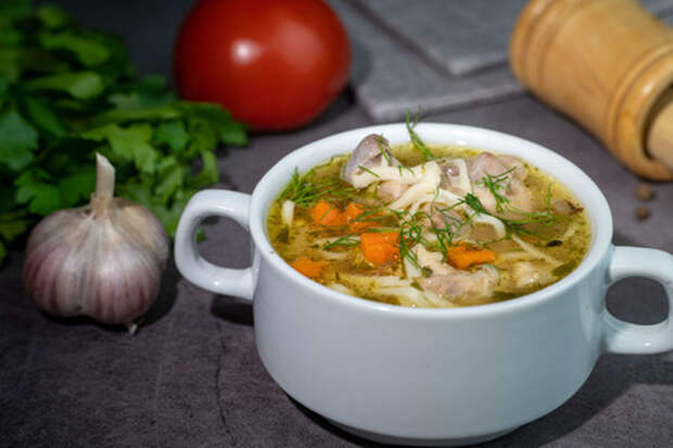 Куриный суп с домашней лапшой и специями без картошки: шаг 9