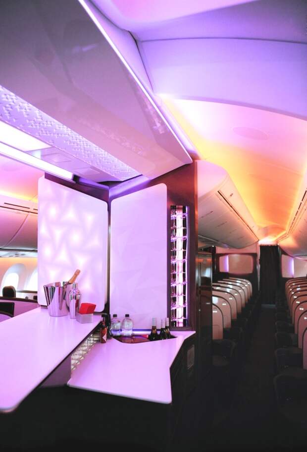 Virgin-Atlantic-Airways-Upper-Class-Bar-and-Cabin-Interior 2