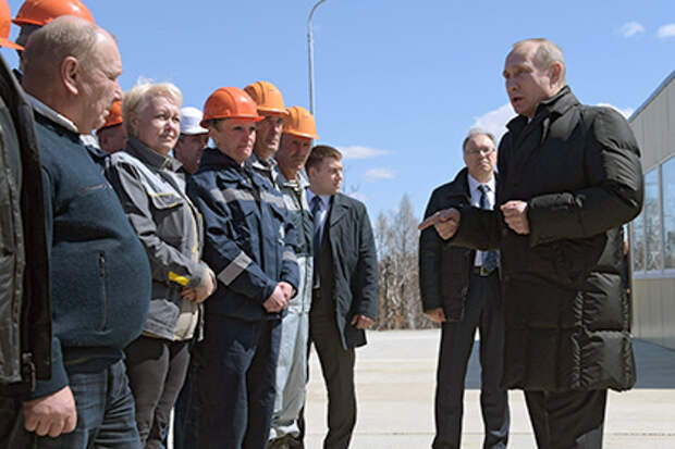 Владимир Путин после запуска