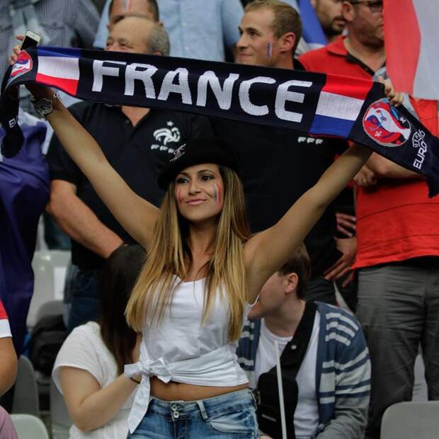 Франция  Euro2016, ЧЕ 2016, девушки, евро2016, спорт, футбол