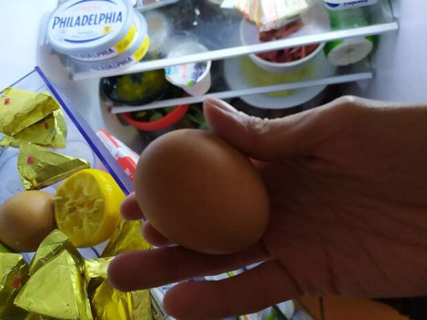 В яйце из холодильника остается мало полезных веществ 