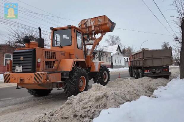 За десять дней с территорий населённых пунктов региона вывезли 25 тысяч кубометров снега
