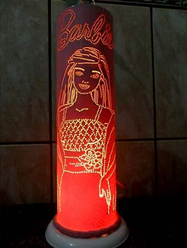светильник Барби для комнаты девочки