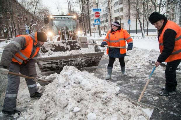 Уборка снега. Фото из открытого источника