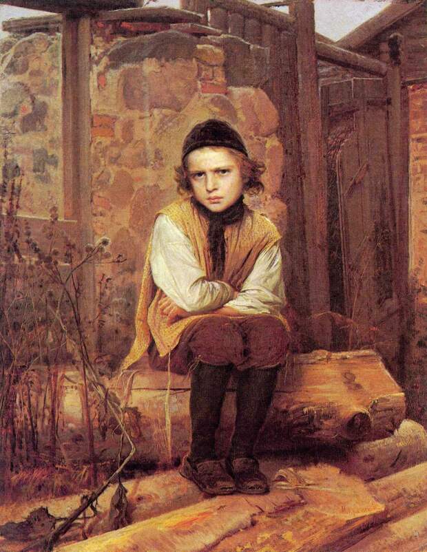 Иван Крамской. Оскорблённый еврейский мальчик.jpg И. Крамской. Оскорбленный еврейский мальчик.
