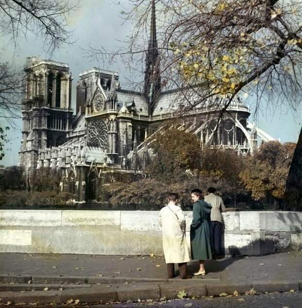 Нотр-Дам, Париж, 1952 год. история, факты, фотографии
