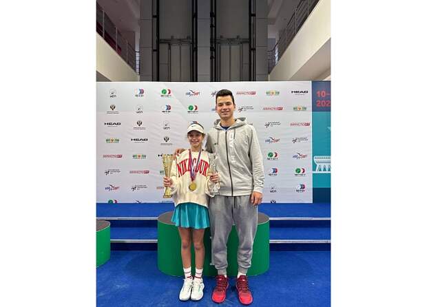 Тульская теннисистка завоевала "золото" и "серебро" на Всероссийских соревнованиях