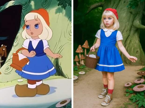 Красная Шапочка, «Петя и Красная Шапочка»... в кедиках!