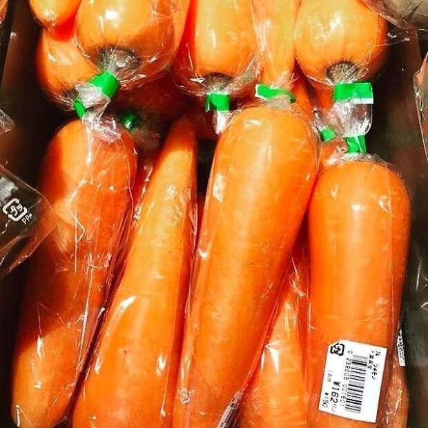 33. Морковь в Японии абсурд, магазин, мир, продукт, товар, упаковка, фото