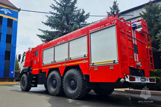 Автопарк Главного управления МЧС России по ДНР пополнился бронированной пожарной машиной