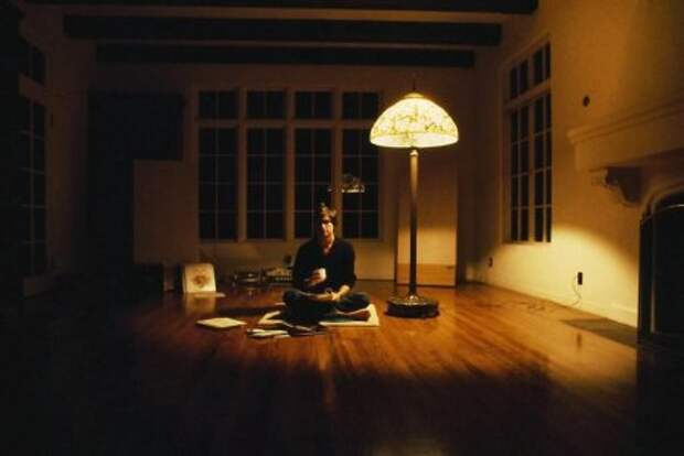 Стив Джобс в своей квартире в городе Вудсайд, штат Калифорния