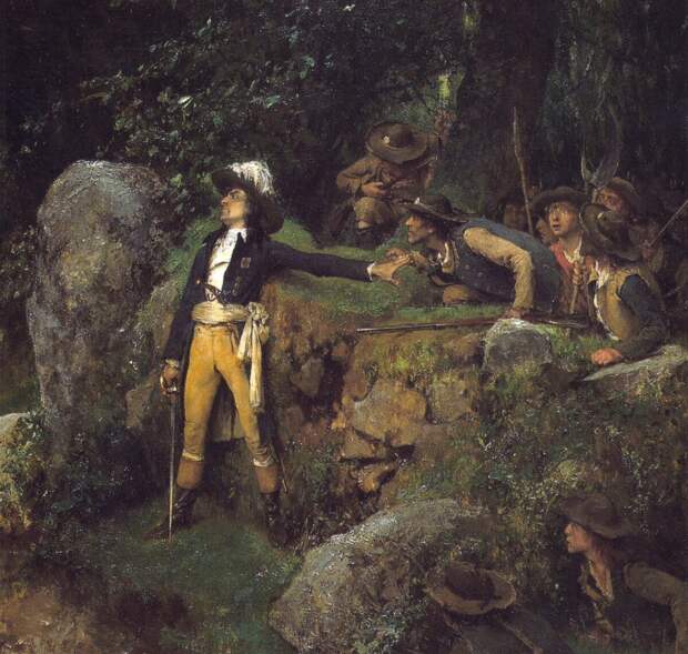 Вандейцы, ожидающие врага в засаде. Художник: Évariste Carpentier