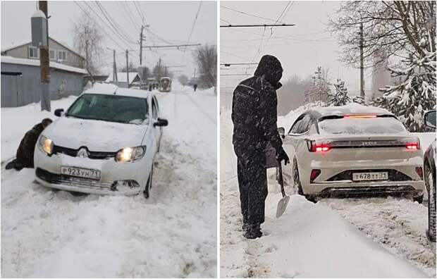 В Туле в январе машины больше 70 раз блокировали движение трамваев