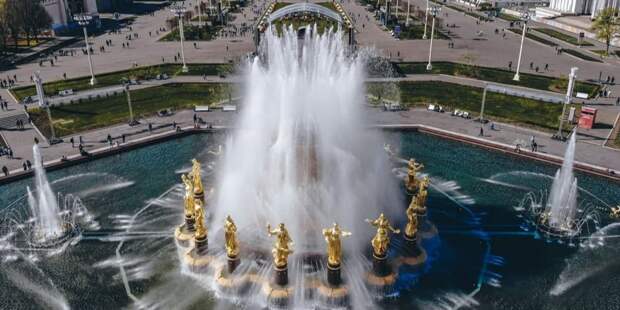 Собянин открыл сезон фонтанов в Москве. Фото: Е. Самарин mos.ru