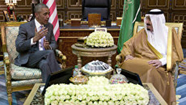 Президент США Барак Обама и король Сальман ибн Абдель-Азиз ас-Сауд. Архивное фото
